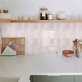 10pcs Self-adhesive Splashproof Wall Tiles, 12x12 Inch Self-adhesive Floor Stickers, Suitable For Kitchen And Bathroom Walls, Easy DIY Home Decor (Option: 1)