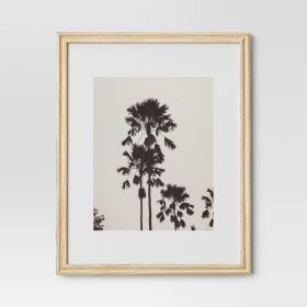 11"x14" Matted to 8"x10" Traditional Value Picture Frame (Color: Natural Wood)